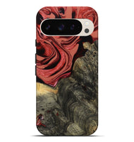 Pixel 9 Pro XL Wood Live Edge Phone Case - Nona (Red, 801762)