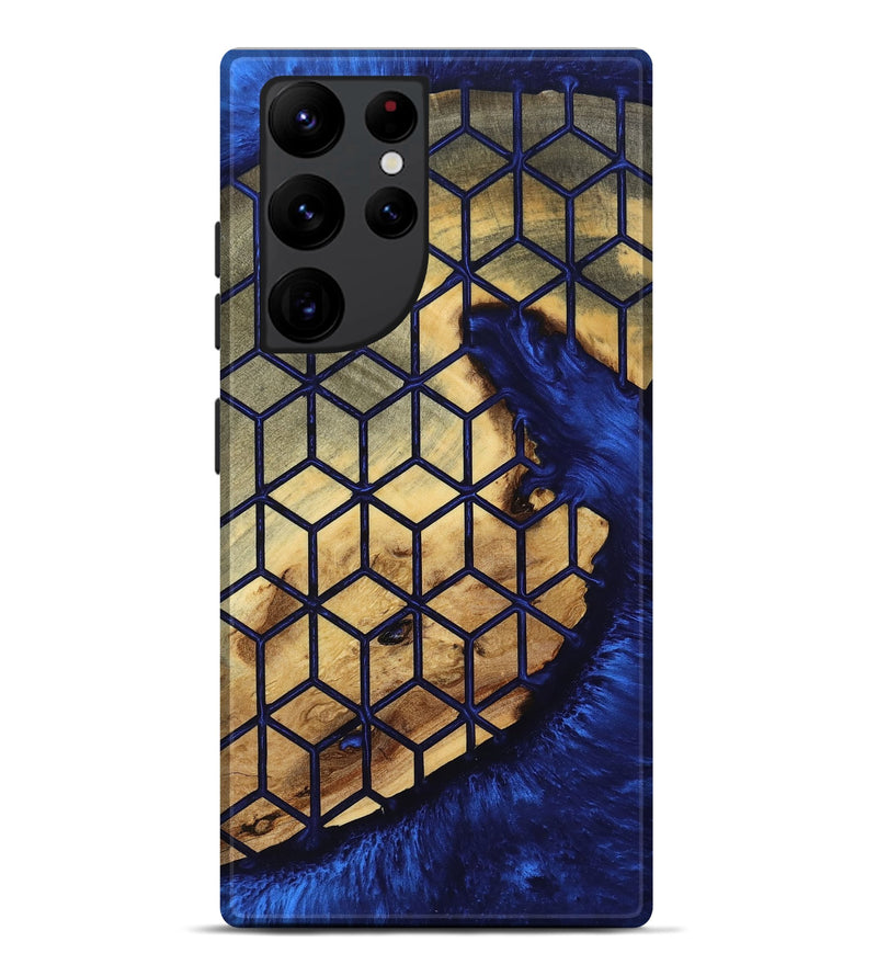 Galaxy S22 Ultra Wood Live Edge Phone Case - Windy (Pattern, 801763)