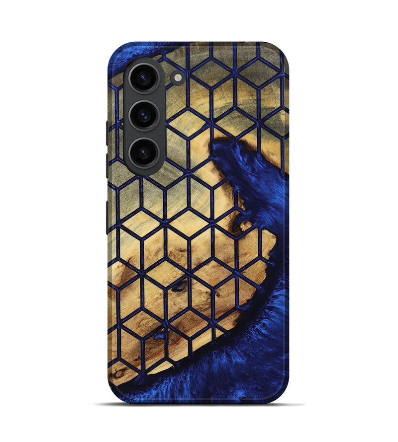 Galaxy S23 Wood Live Edge Phone Case - Windy (Pattern, 801763)