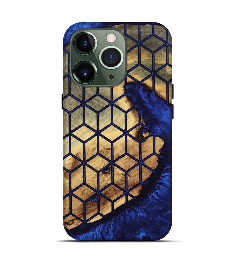 iPhone 13 Pro Wood Live Edge Phone Case - Windy (Pattern, 801763)