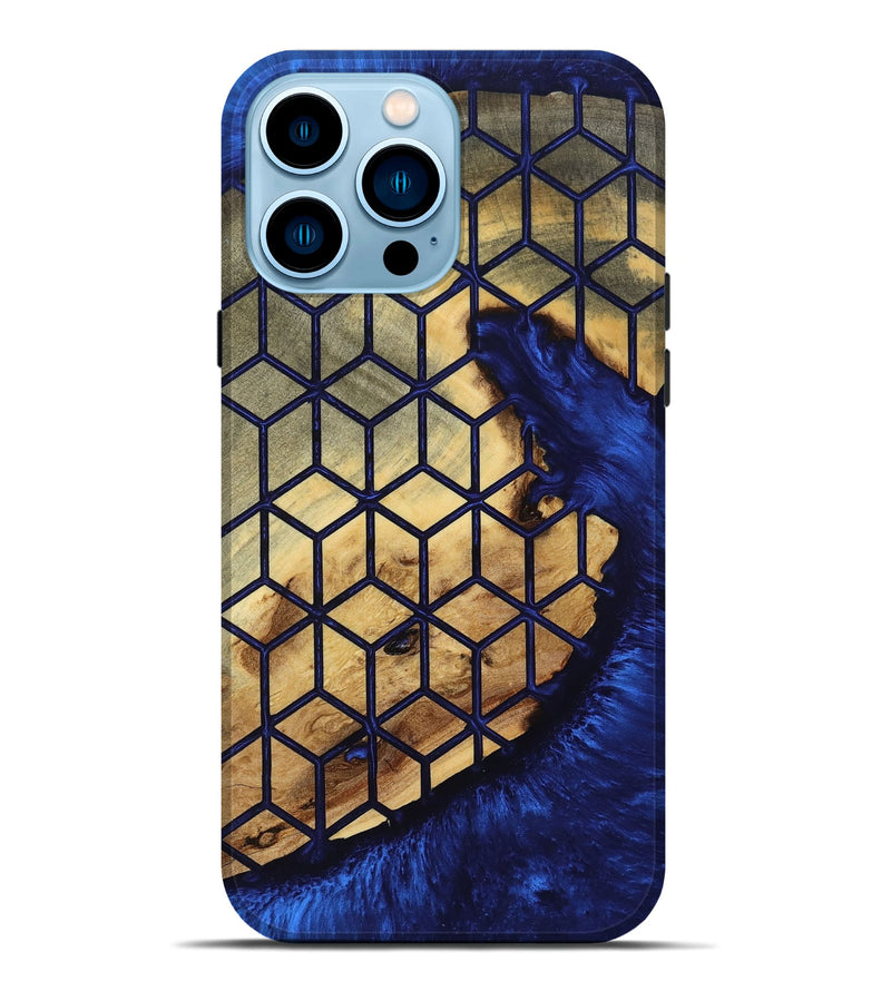 iPhone 14 Pro Max Wood Live Edge Phone Case - Windy (Pattern, 801763)