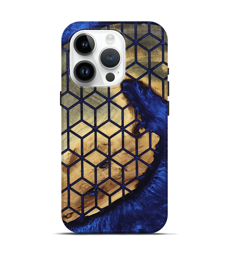 iPhone 15 Pro Wood Live Edge Phone Case - Windy (Pattern, 801763)