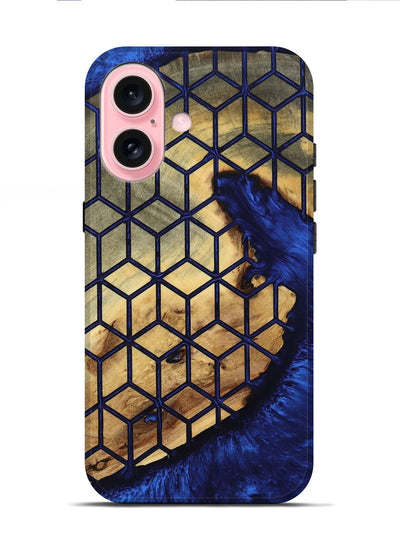 iPhone 16 Wood Live Edge Phone Case - Windy (Pattern, 801763)