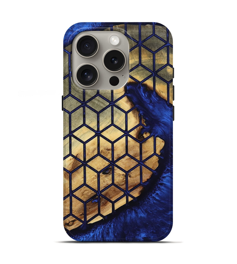 iPhone 16 Pro Wood Live Edge Phone Case - Windy (Pattern, 801763)