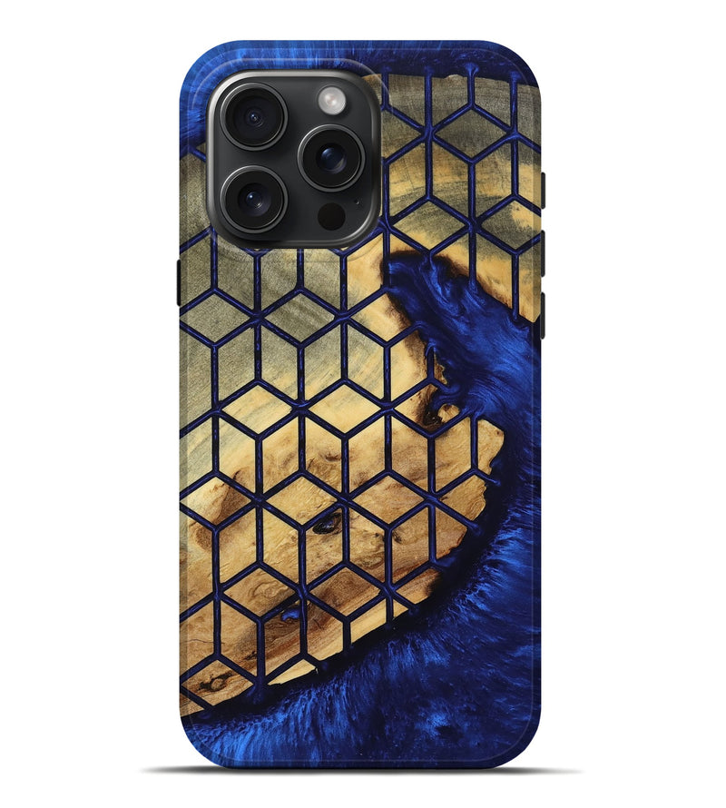 iPhone 16 Pro Max Wood Live Edge Phone Case - Windy (Pattern, 801763)