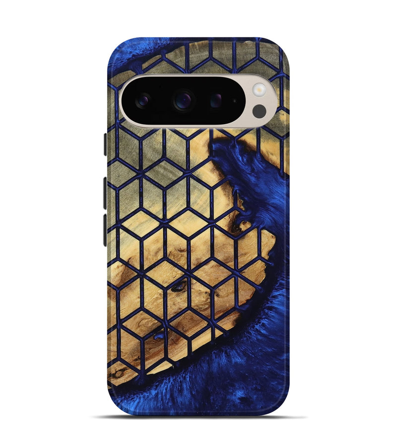 Pixel 9 Pro Wood Live Edge Phone Case - Windy (Pattern, 801763)