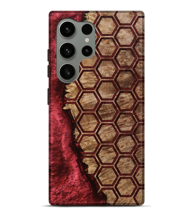 Galaxy S24 Ultra Wood Live Edge Phone Case - Florine (Pattern, 801764)