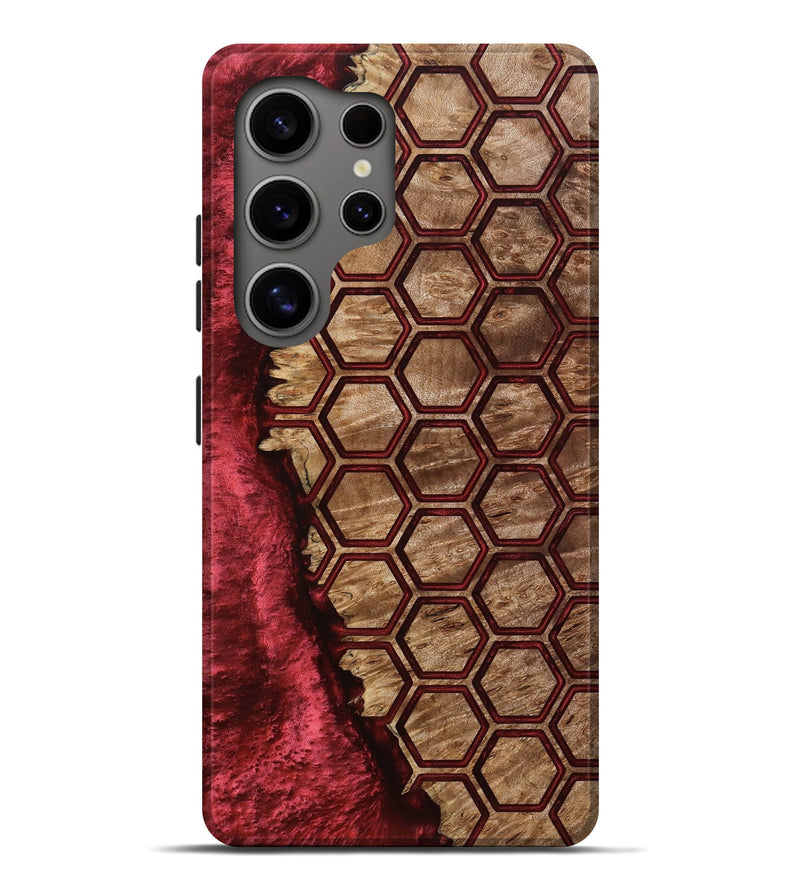 Galaxy S25 Ultra Wood Live Edge Phone Case - Florine (Pattern, 801764)