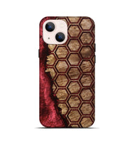 iPhone 13 mini Wood Live Edge Phone Case - Florine (Pattern, 801764)
