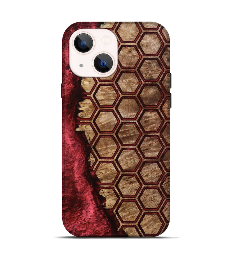 iPhone 14 Wood Live Edge Phone Case - Florine (Pattern, 801764)