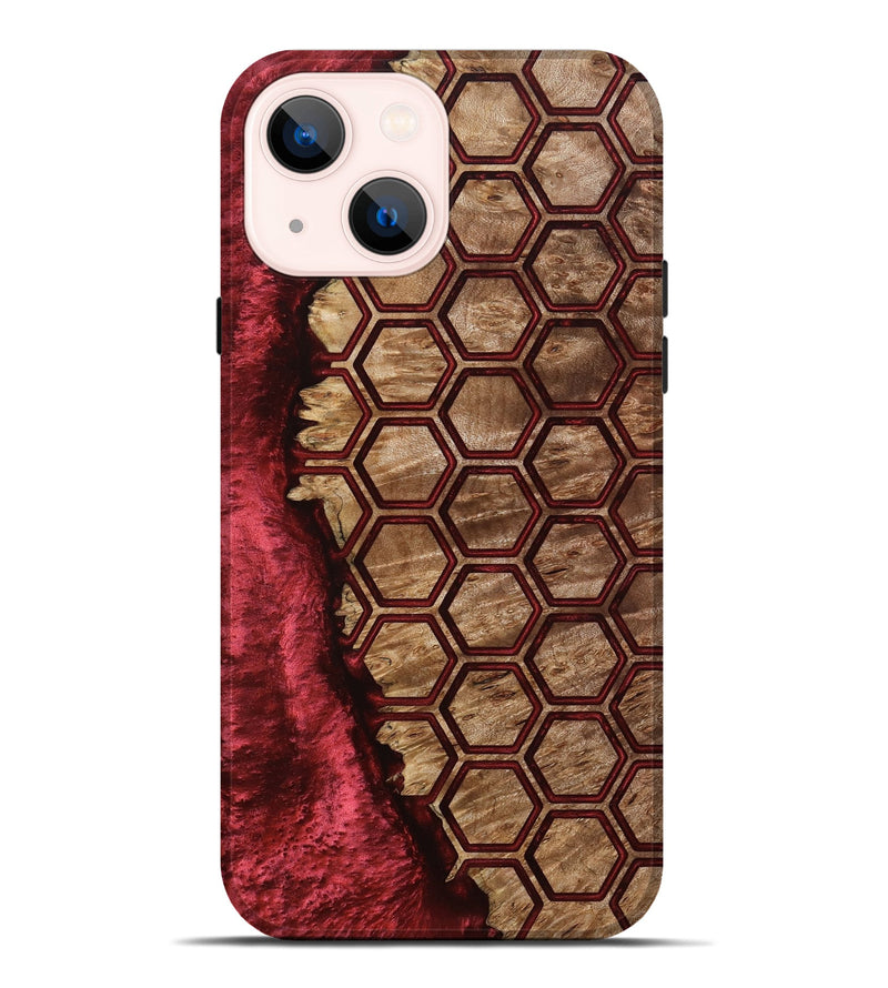 iPhone 14 Plus Wood Live Edge Phone Case - Florine (Pattern, 801764)