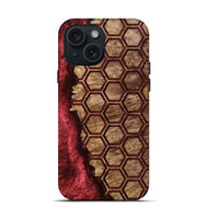 iPhone 15 Wood Live Edge Phone Case - Florine (Pattern, 801764)