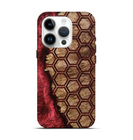iPhone 15 Pro Wood Live Edge Phone Case - Florine (Pattern, 801764)