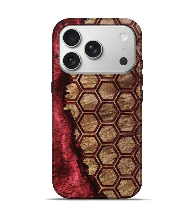 iPhone 17 Pro Wood Live Edge Phone Case - Florine (Pattern, 801764)
