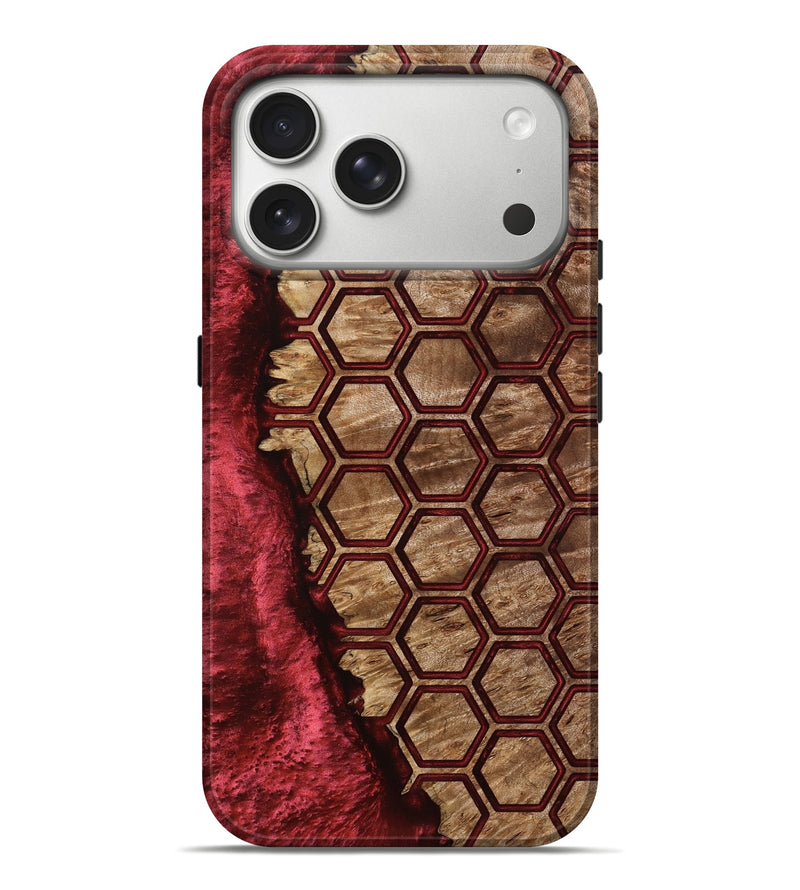 iPhone 17 Pro Max Wood Live Edge Phone Case - Florine (Pattern, 801764)