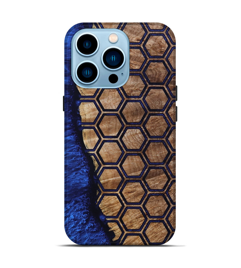 iPhone 14 Pro Wood Live Edge Phone Case - Shelia (Pattern, 801765)