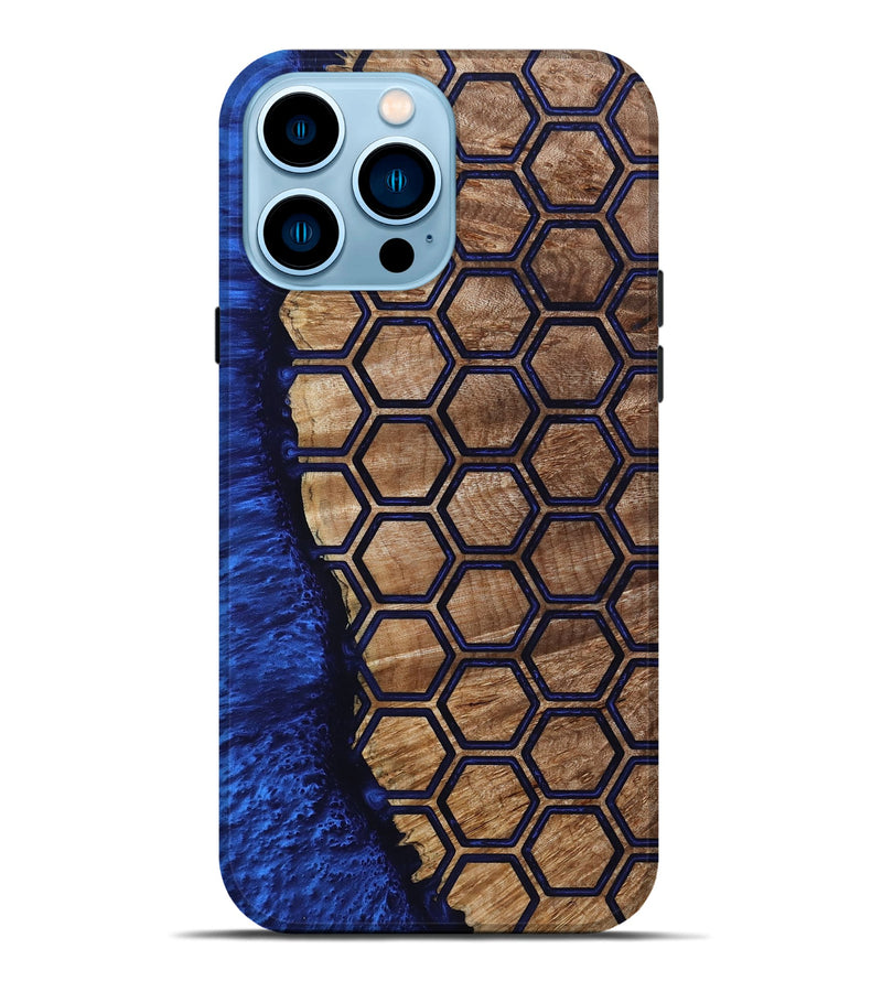 iPhone 14 Pro Max Wood Live Edge Phone Case - Shelia (Pattern, 801765)
