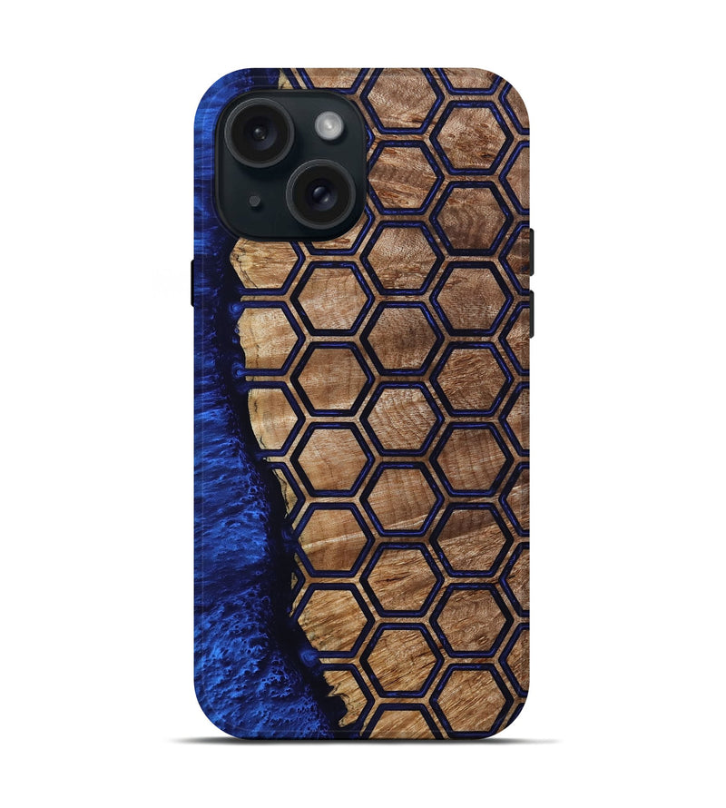 iPhone 15 Wood Live Edge Phone Case - Shelia (Pattern, 801765)