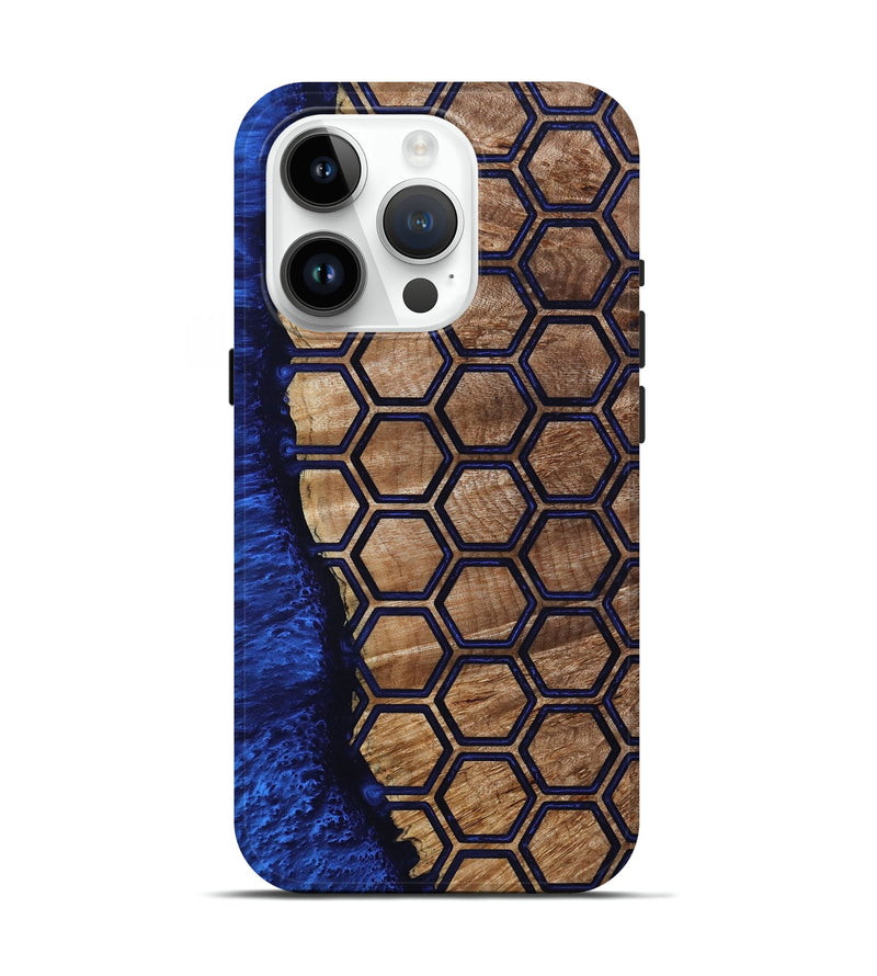 iPhone 15 Pro Wood Live Edge Phone Case - Shelia (Pattern, 801765)