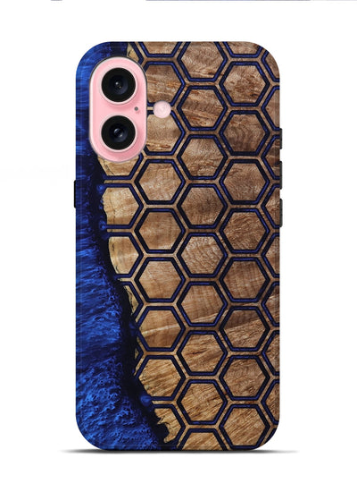 iPhone 16 Wood Live Edge Phone Case - Shelia (Pattern, 801765)