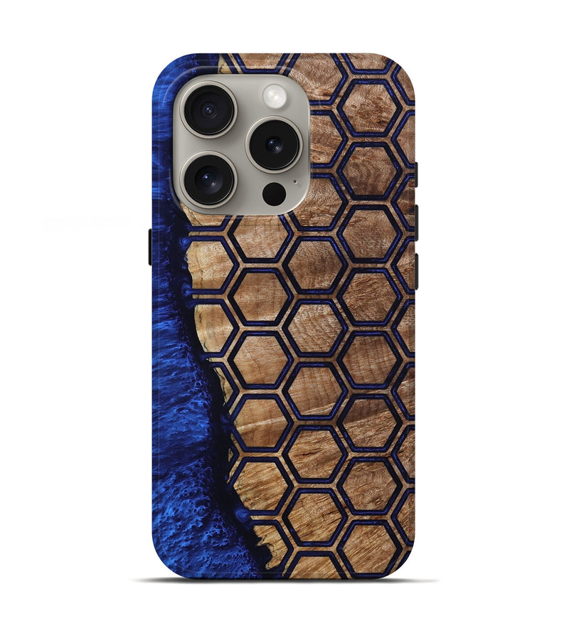 iPhone 16 Pro Wood Live Edge Phone Case - Shelia (Pattern, 801765)