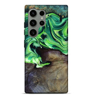 Galaxy S24 Ultra Wood Live Edge Phone Case - Cletus (Green, 801766)
