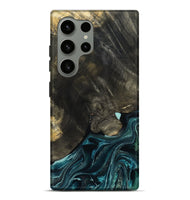 Galaxy S24 Ultra Wood Live Edge Phone Case - Katlin (Blue, 801767)