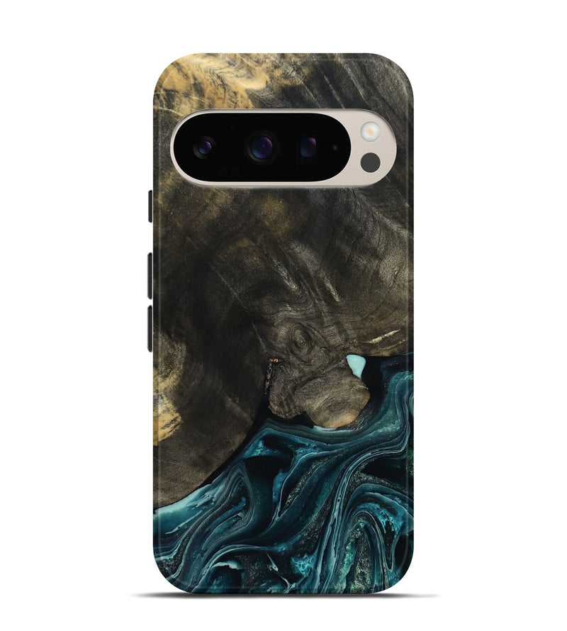 Pixel 10 Wood Live Edge Phone Case - Katlin (Blue, 801767)