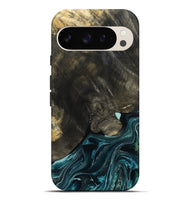 Pixel 9 Pro XL Wood Live Edge Phone Case - Katlin (Blue, 801767)