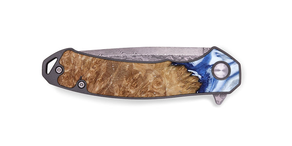 EDC Wood Pocket Knife - Aleena (Blue, 801768)