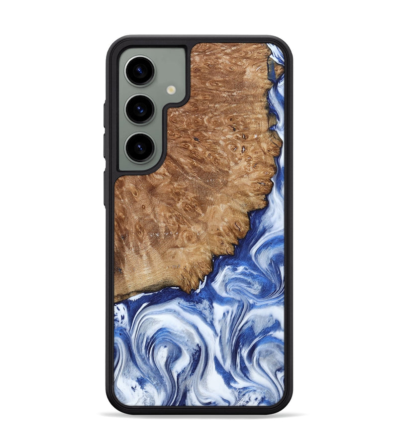 Galaxy S24 Plus Wood Phone Case - Aleena (Blue, 801768)