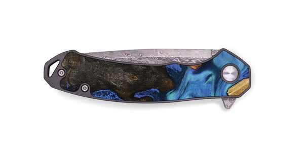 EDC Wood Pocket Knife - Leanne (Blue, 801769)