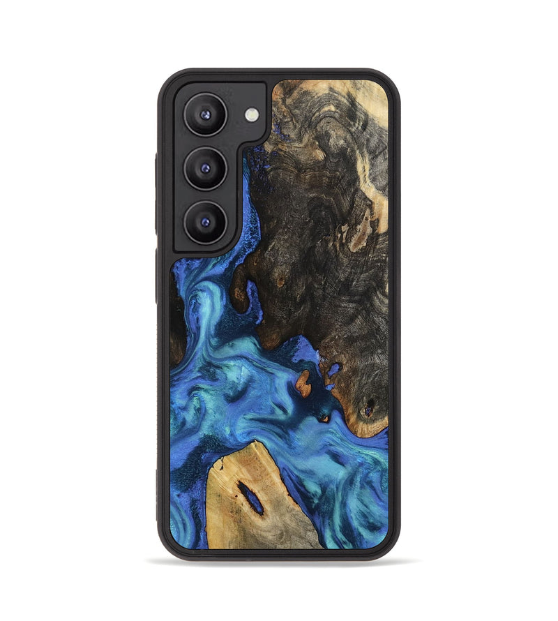 Galaxy S23 Wood Phone Case - Leanne (Blue, 801769)