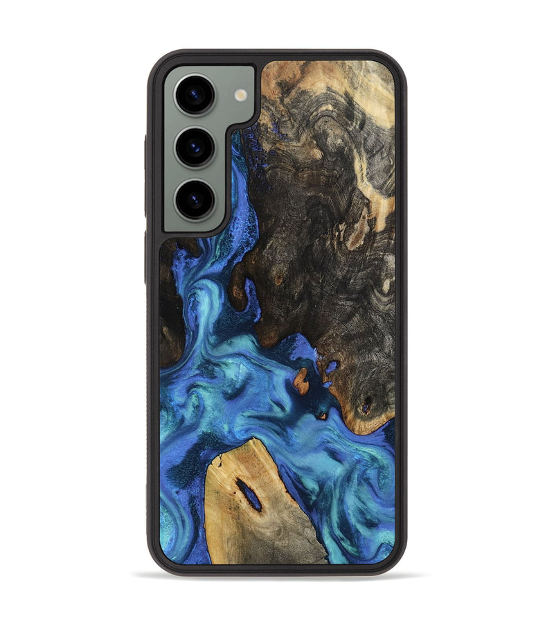 Galaxy S23 Plus Wood Phone Case - Leanne (Blue, 801769)