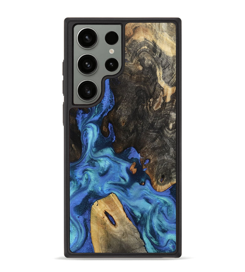 Galaxy S23 Ultra Wood Phone Case - Leanne (Blue, 801769)