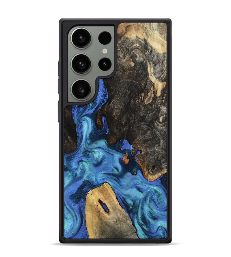 Galaxy S24 Ultra Wood Phone Case - Leanne (Blue, 801769)