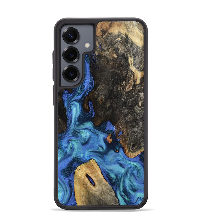 Galaxy S25 Plus Wood Phone Case - Leanne (Blue, 801769)