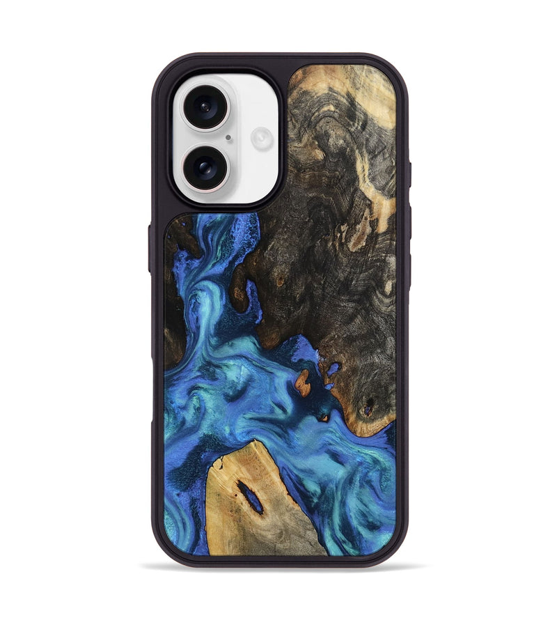 iPhone 17 Wood Phone Case - Leanne (Blue, 801769)