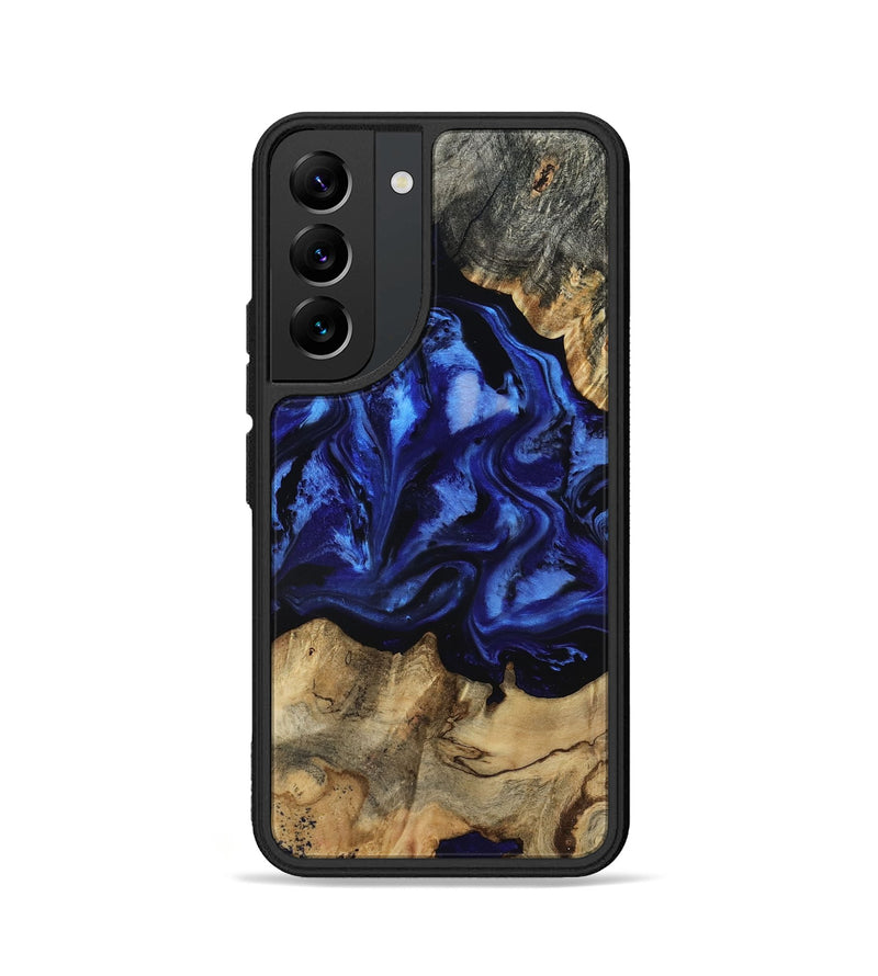 Galaxy S22 Wood Phone Case - Tayler (Blue, 801770)