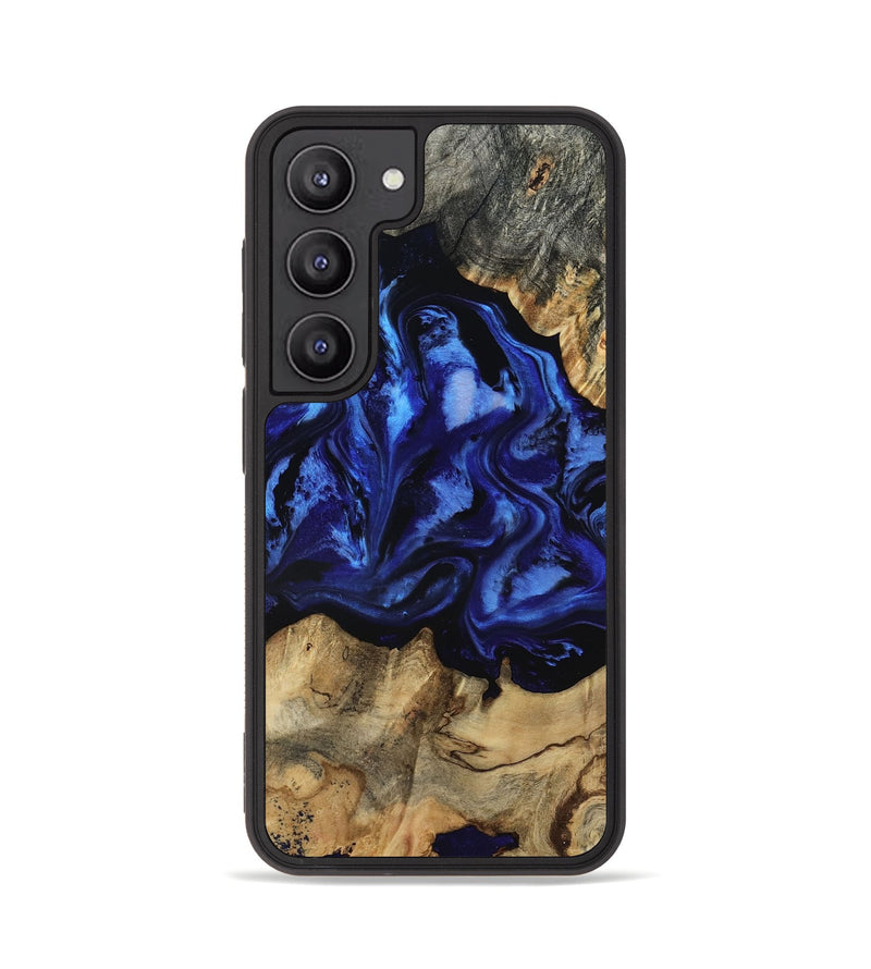 Galaxy S23 Wood Phone Case - Tayler (Blue, 801770)