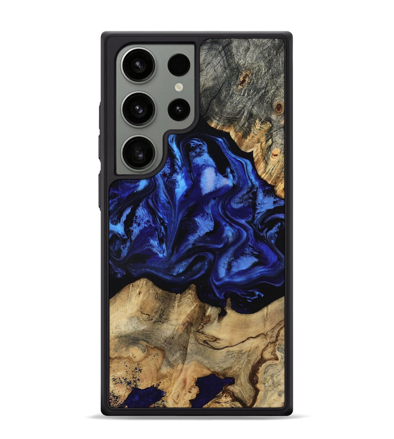 Galaxy S24 Ultra Wood Phone Case - Tayler (Blue, 801770)