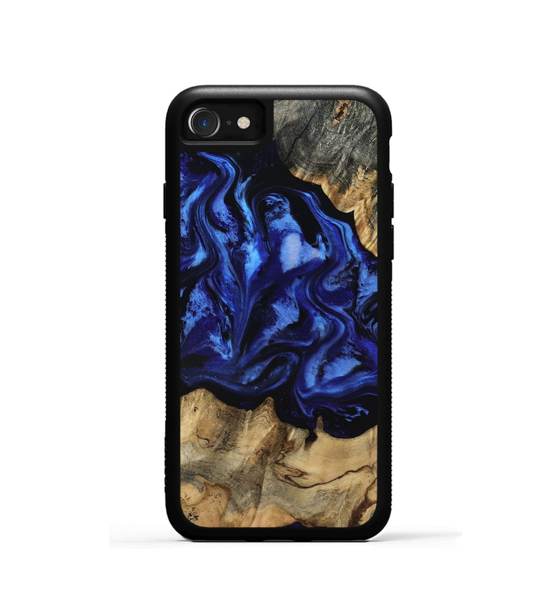 iPhone SE Wood Phone Case - Tayler (Blue, 801770)