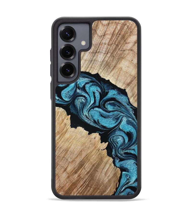 Galaxy S25 Plus Wood Phone Case - Isa (Blue, 801771)