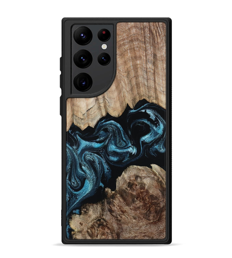Galaxy S22 Ultra Wood Phone Case - Jericho (Blue, 801772)