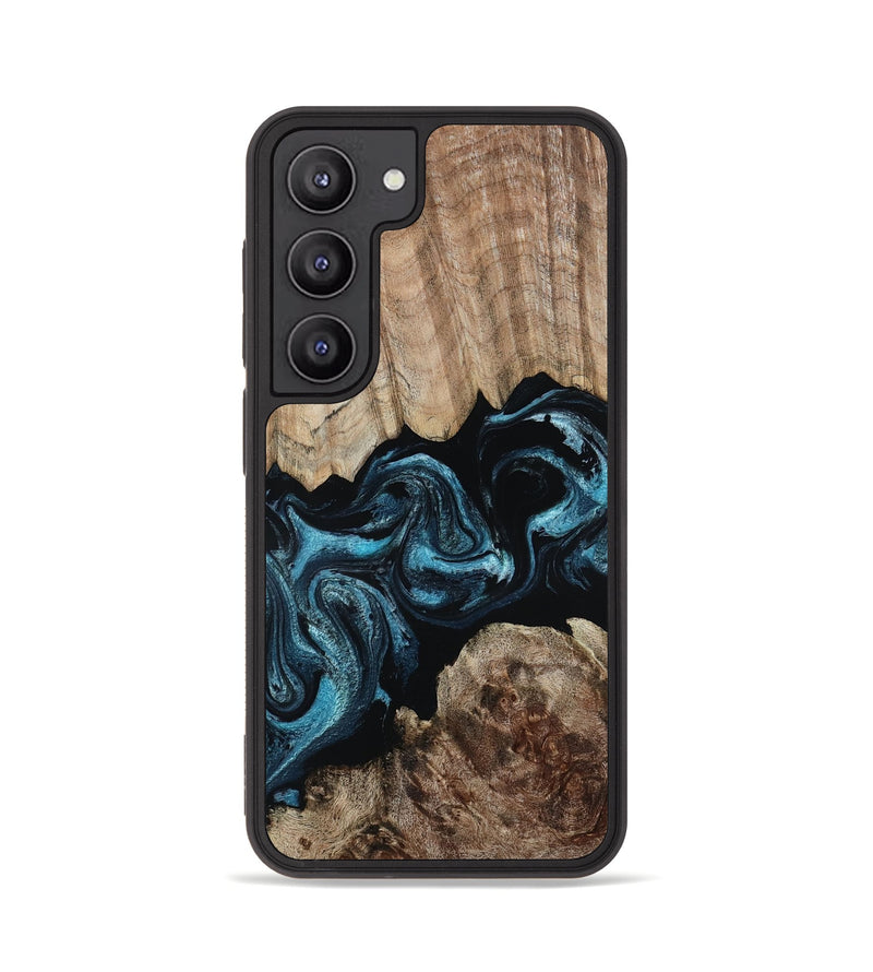 Galaxy S23 Wood Phone Case - Jericho (Blue, 801772)