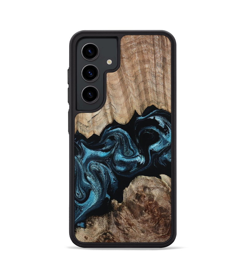Galaxy S24 Wood Phone Case - Jericho (Blue, 801772)