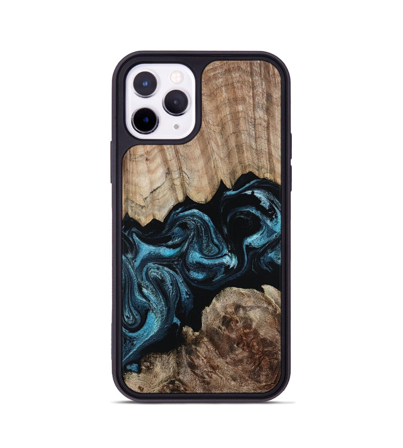 iPhone 11 Pro Wood Phone Case - Jericho (Blue, 801772)