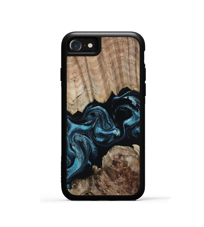 iPhone SE Wood Phone Case - Jericho (Blue, 801772)