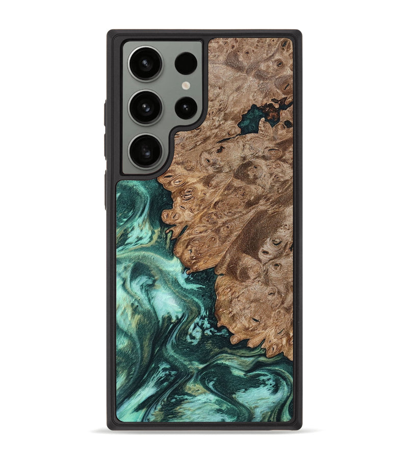 Galaxy S23 Ultra Wood Phone Case - Ned (Green, 801773)