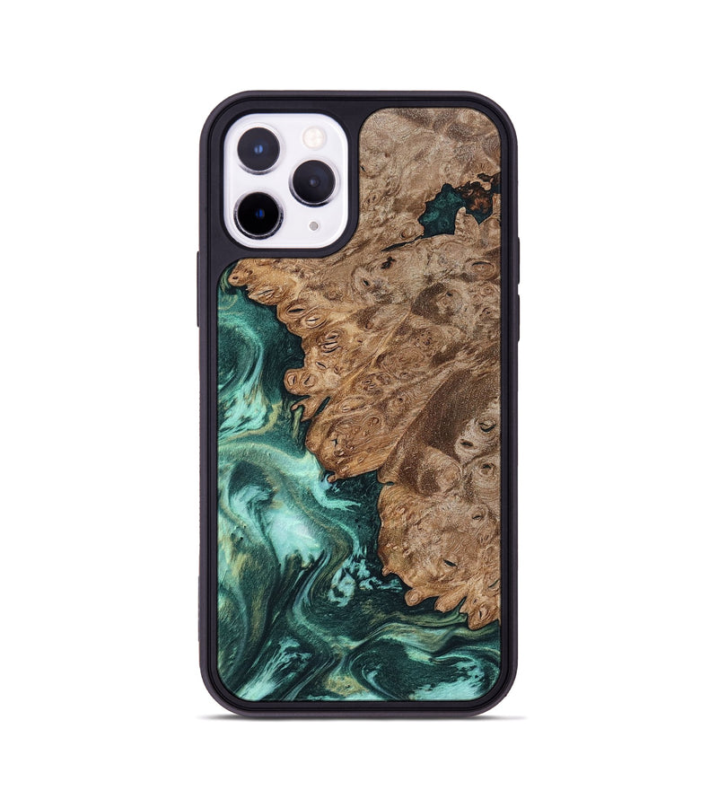 iPhone 11 Pro Wood Phone Case - Ned (Green, 801773)